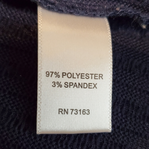 Melissa Paige Navy Mock turtleneck - Picture 5 of 10